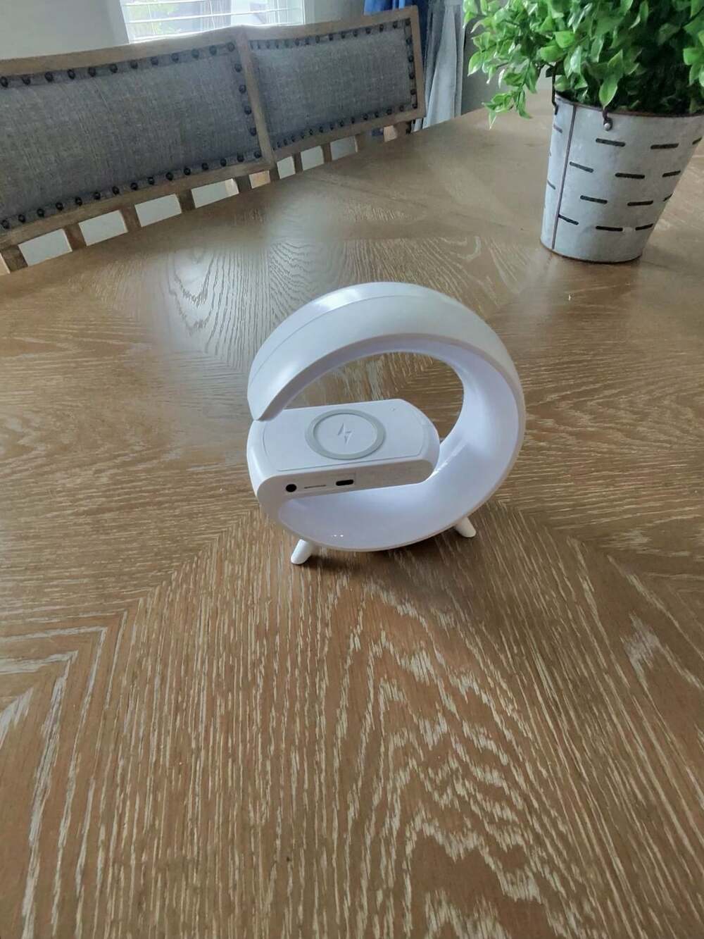 Smart Light Sound Machine Alarm Clock Wireless Charger